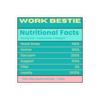 work bestie nutritional facts